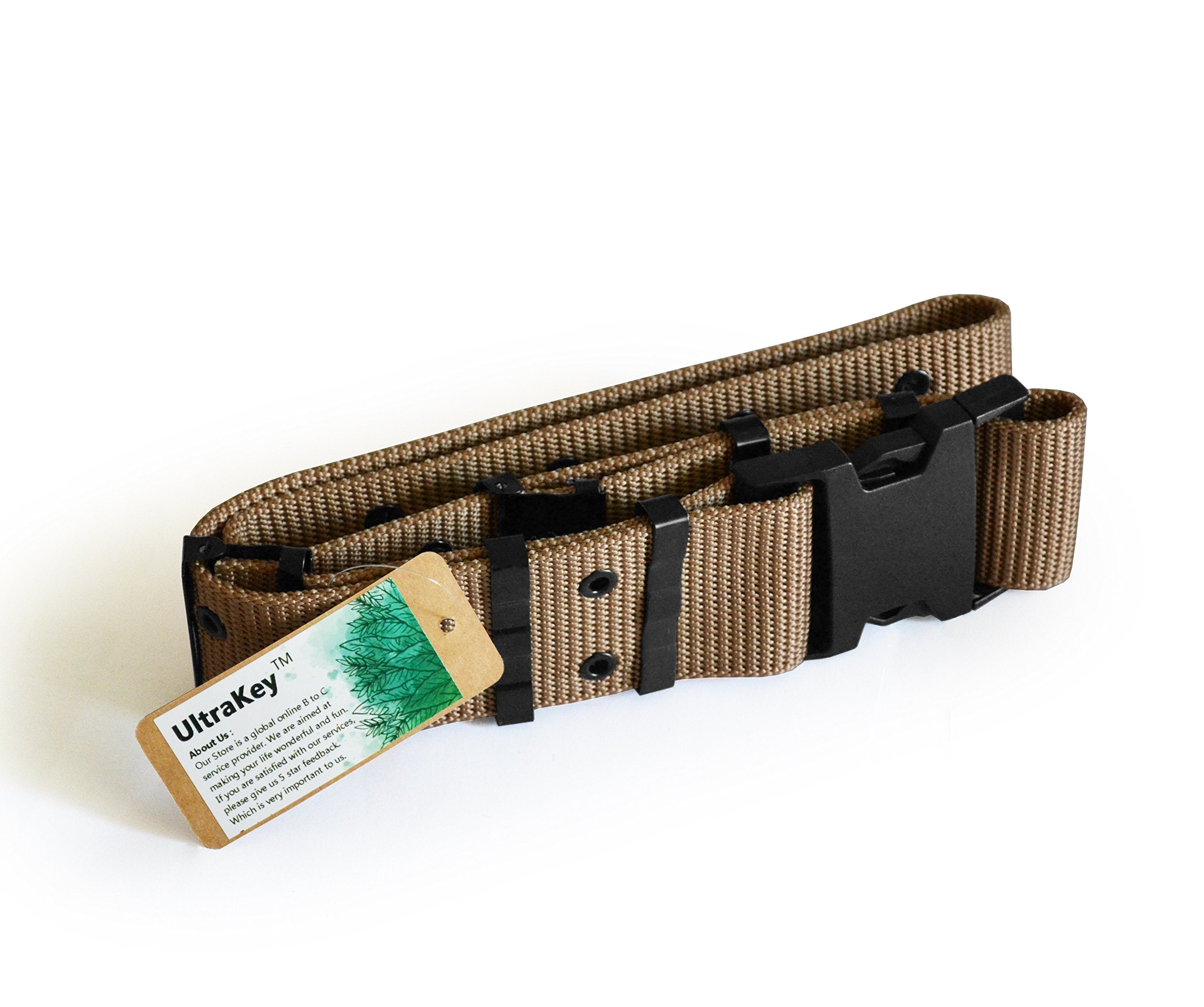 UltraKey Tactical Belt outdoor-ready design supports camping and hunting