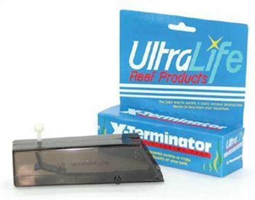 Ultralife Reef X-Terminator Mantis Shrimp Trap – Black in aquarium
