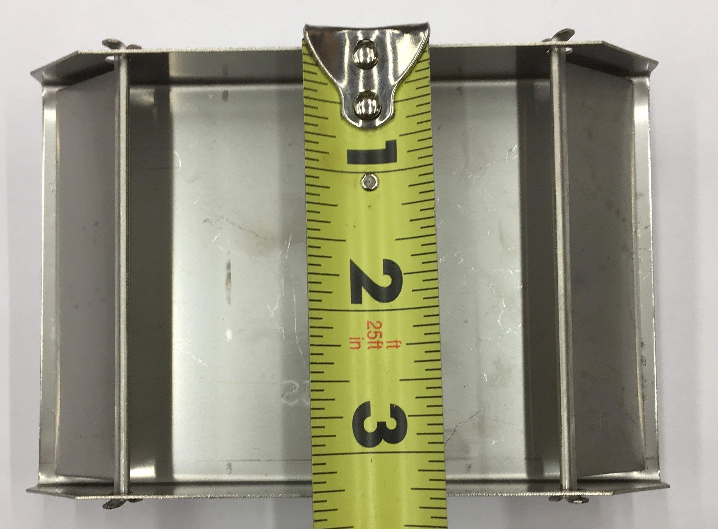 Ultramatic Feeders plate measures 5x3 3/8 inches for precise fitting.