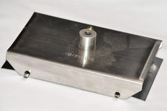 Ultramatic Feeders close-up of swing gate flaps for spill control.