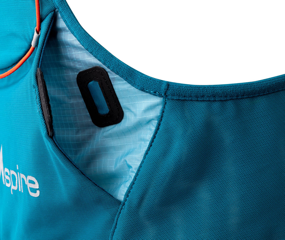 Shoulder straps conform to body curves for comfort