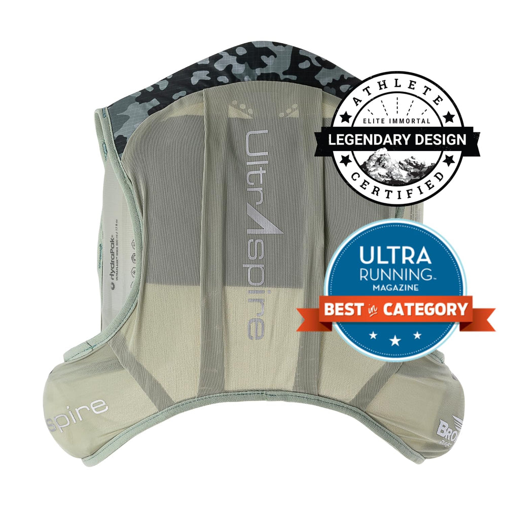 UltrAspire Bronco side saddlebags offering roomy storage for trail runs