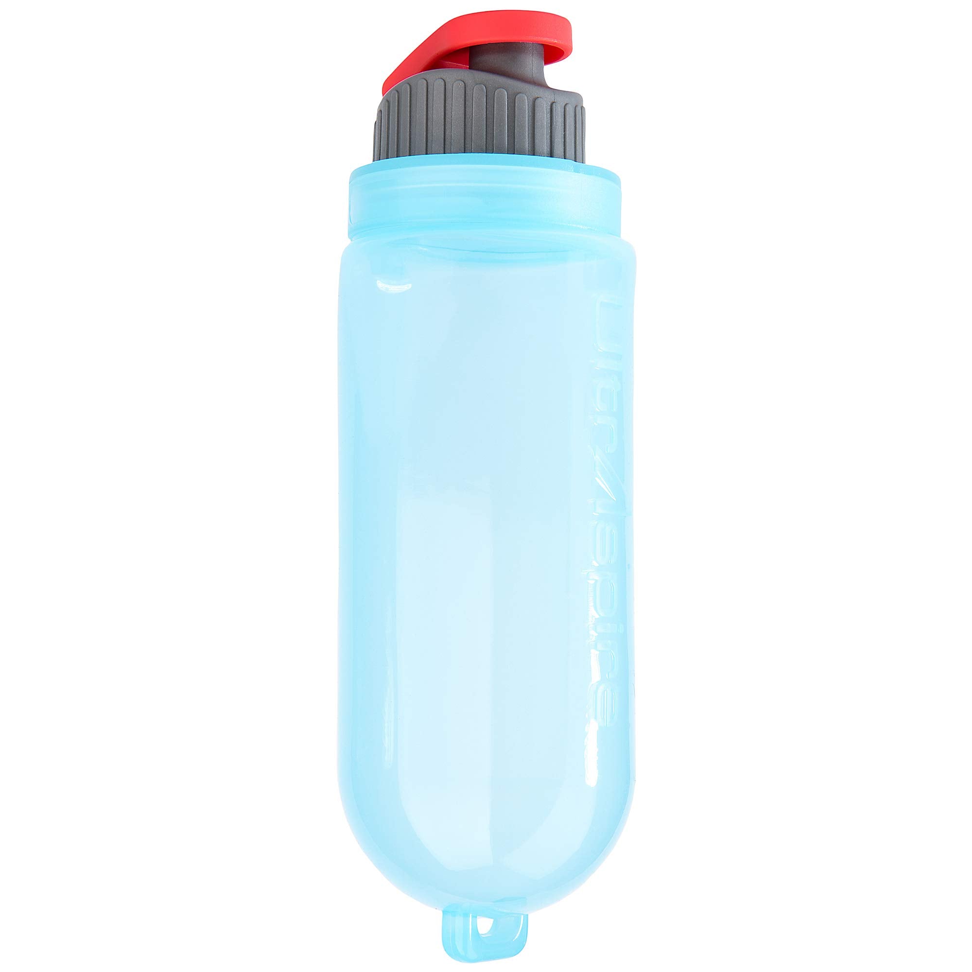 UltraSpire Formula 250 bottle in use for quick hydration on the go.