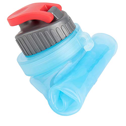 UltraSpire Formula 250 bottle fits in a hydration vest pocket during races.