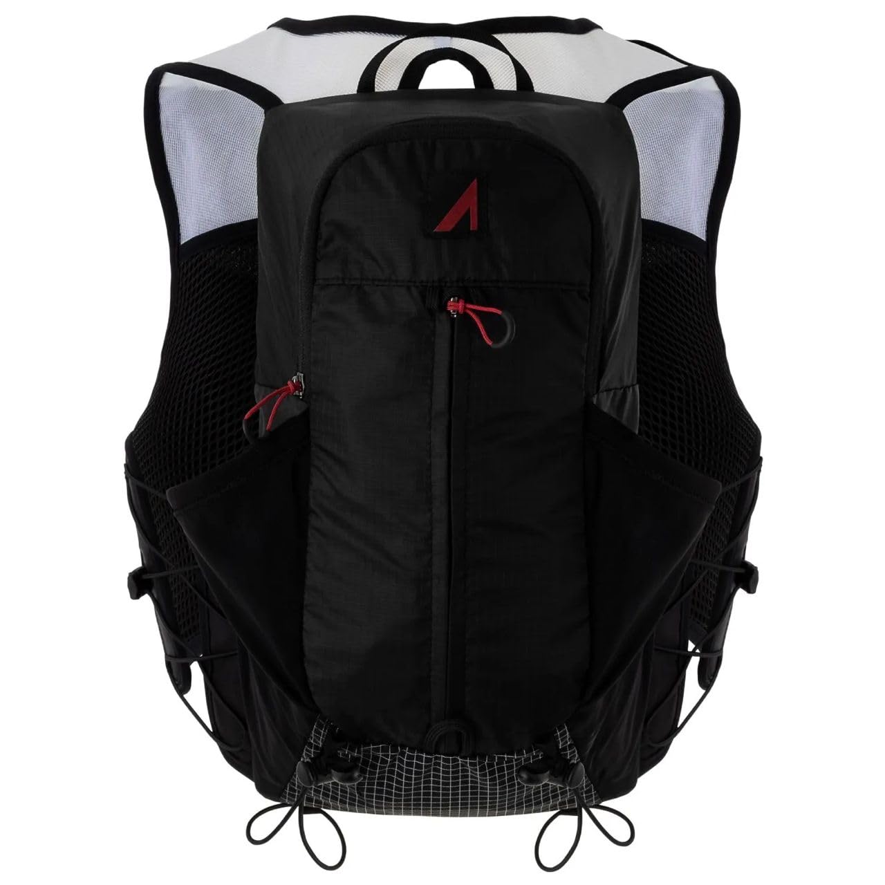 Ultraspire Legacy race vest front view highlighting ergonomic fit for endurance runs.