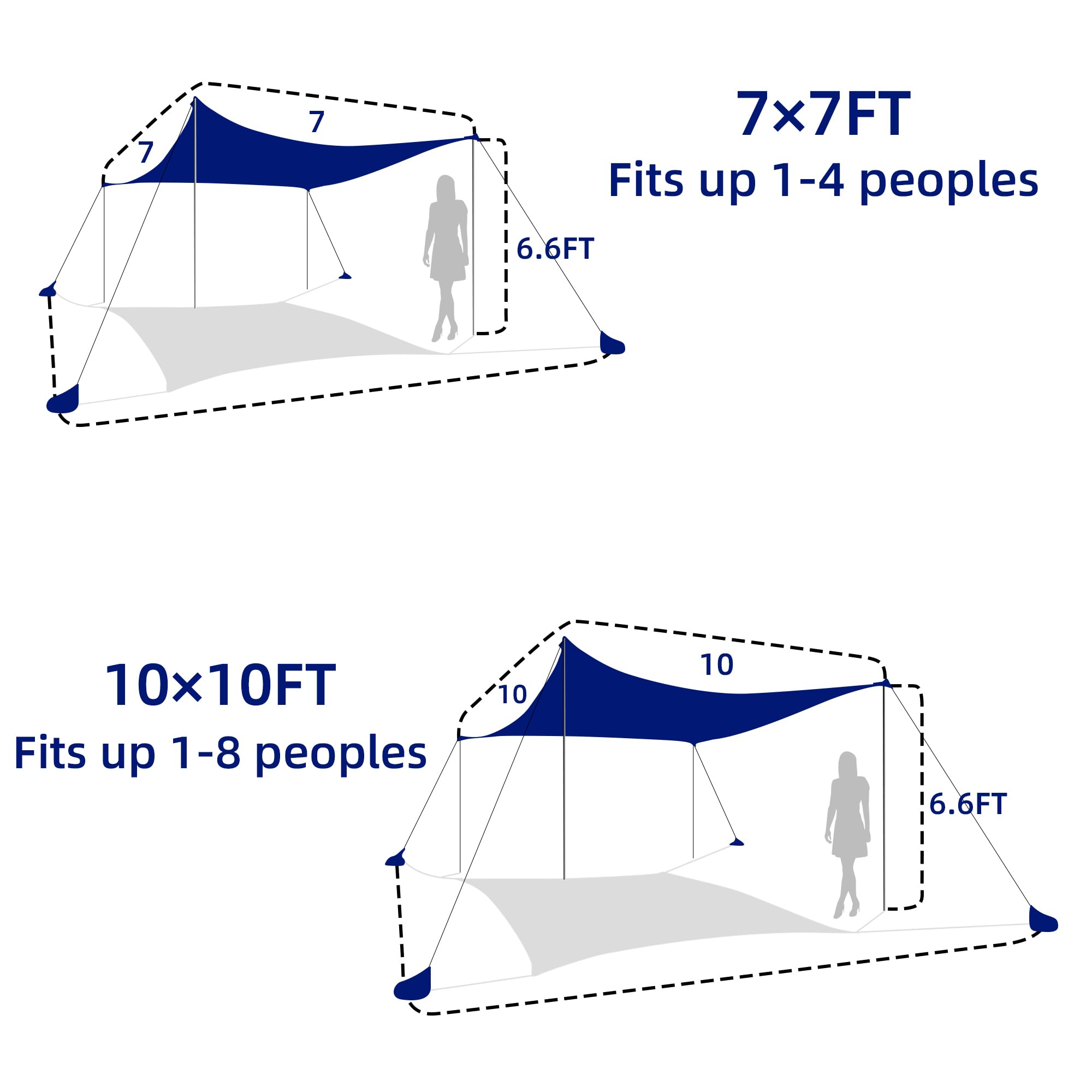 UMARDOO family beach tent carry bag for easy transport on trips.