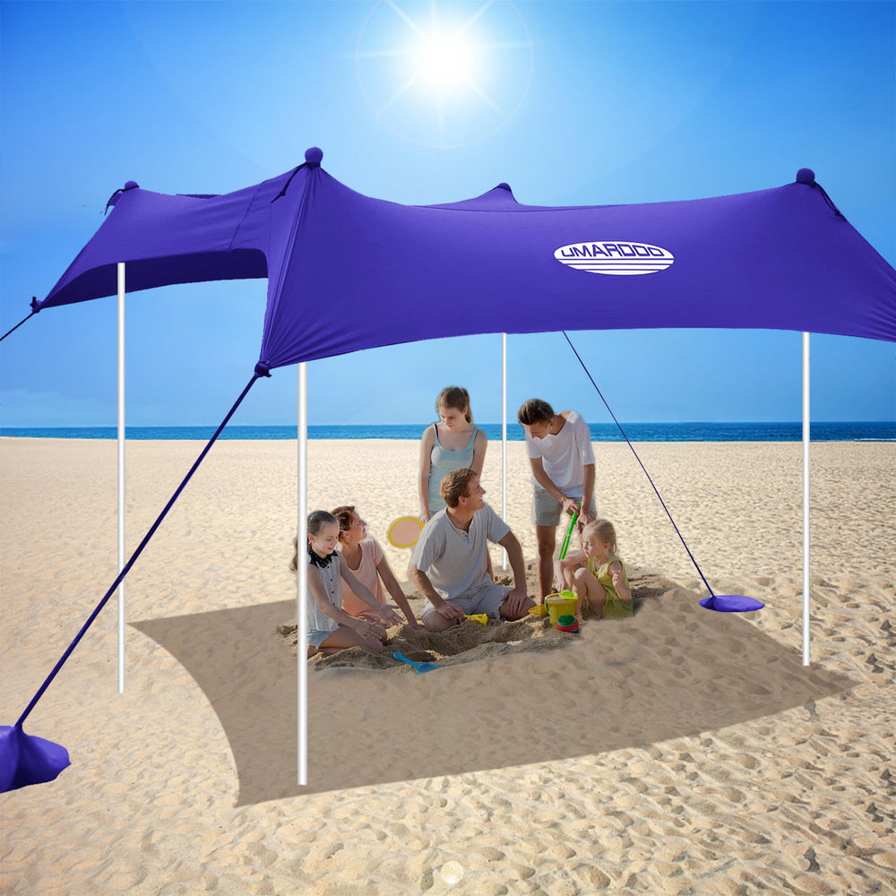 Umardo adjustable shade angle adapts to sun position for full coverage.