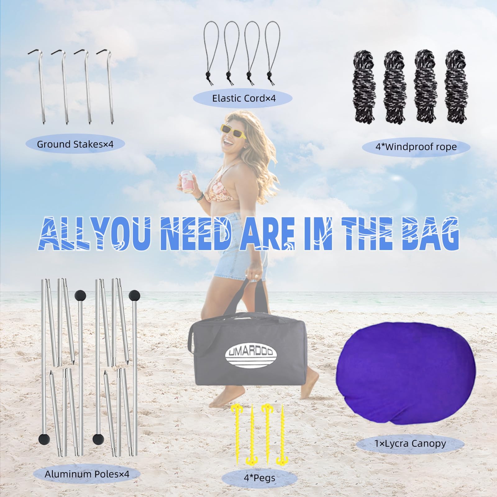 Umardo travel bag makes packing and carrying effortless for trips.