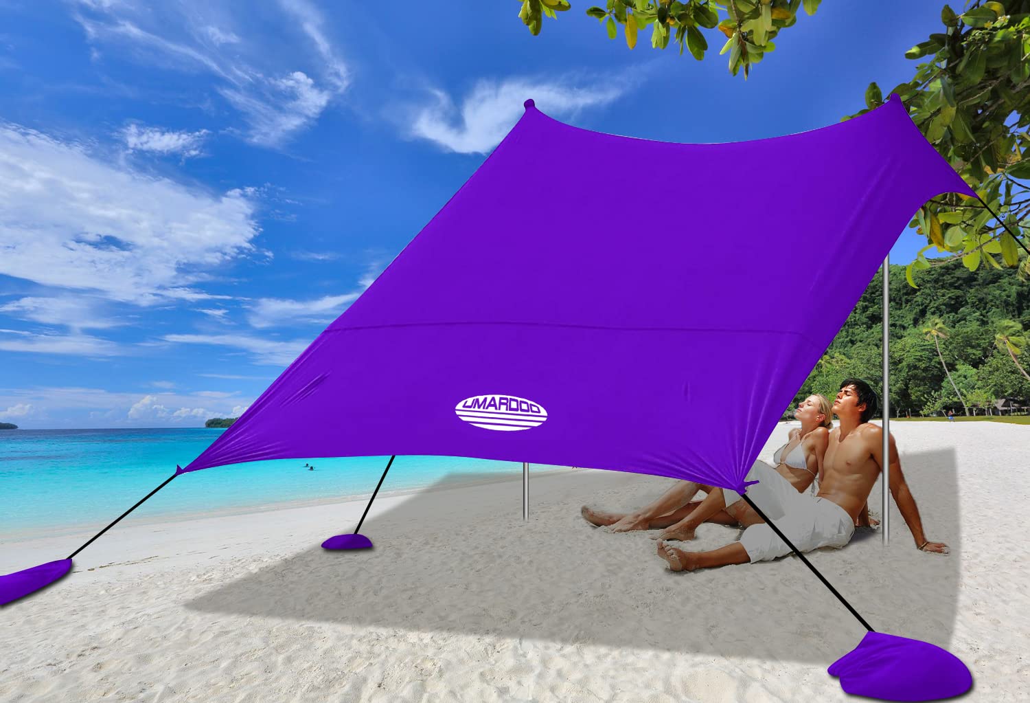 Umardo wind-stable design reduces wobble for serene seaside moments.