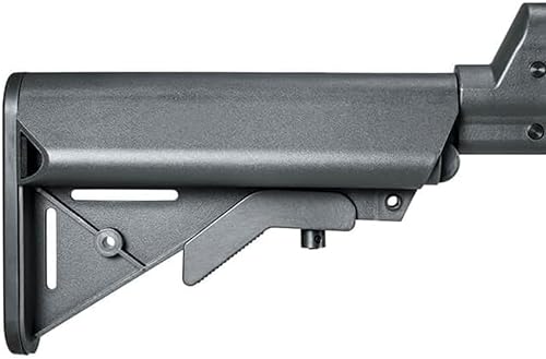 All-weather stock with rubber recoil pad on AirJavelin