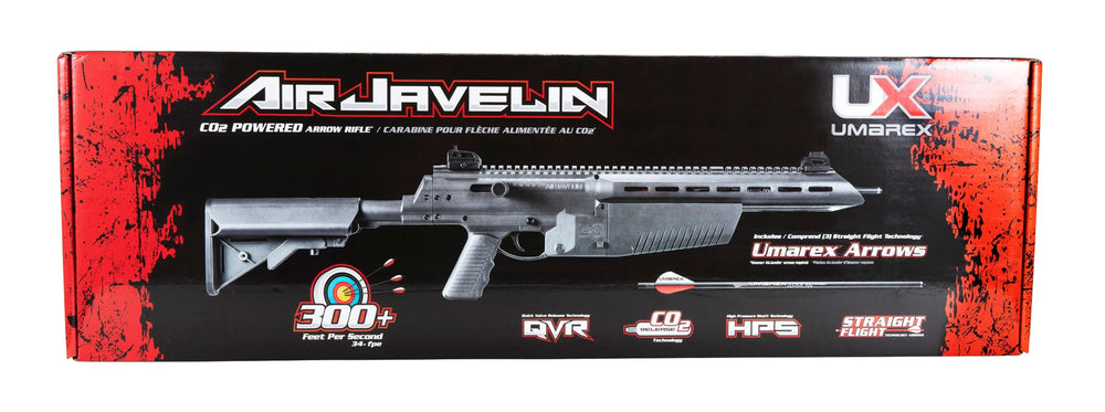 Overview of Umarex AirJavelin CO2 Arrow Gun setup