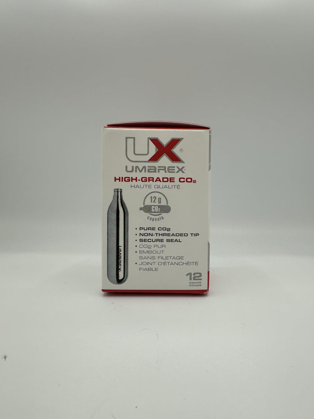 Umarex CO2 cleanliness test badge indicating proven cleanliness