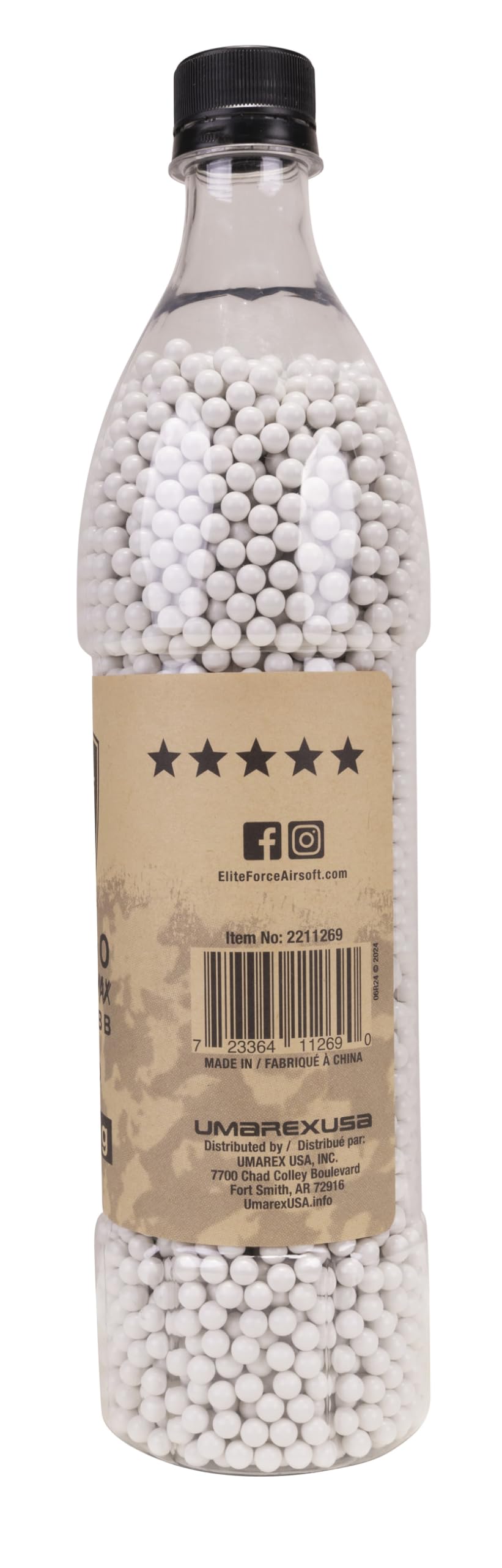 6mm plastic BBs compatible with most airsoft guns