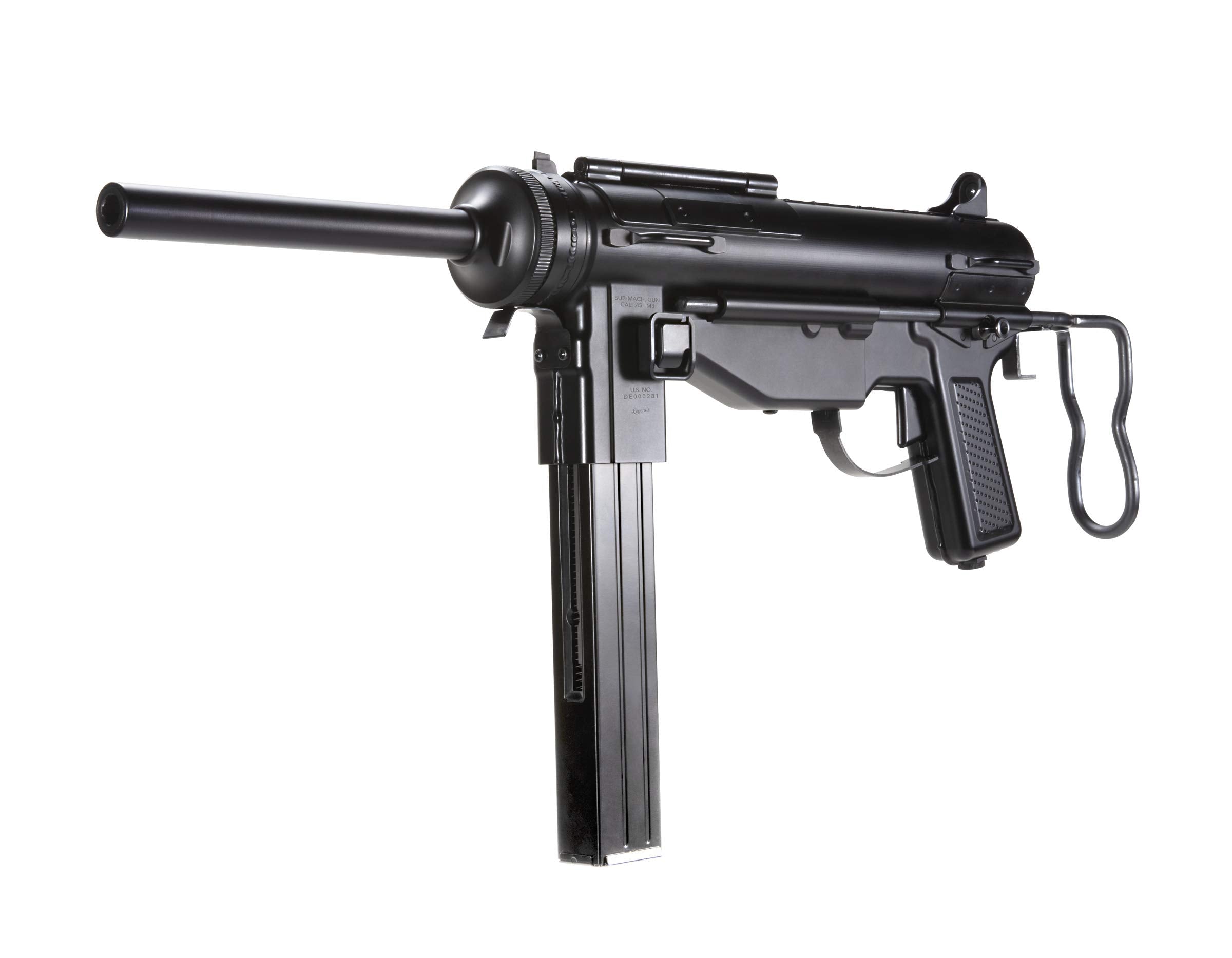 Front view of Umarex Legends M3 Grease Gun .177 Caliber BB Gun Air Rifle