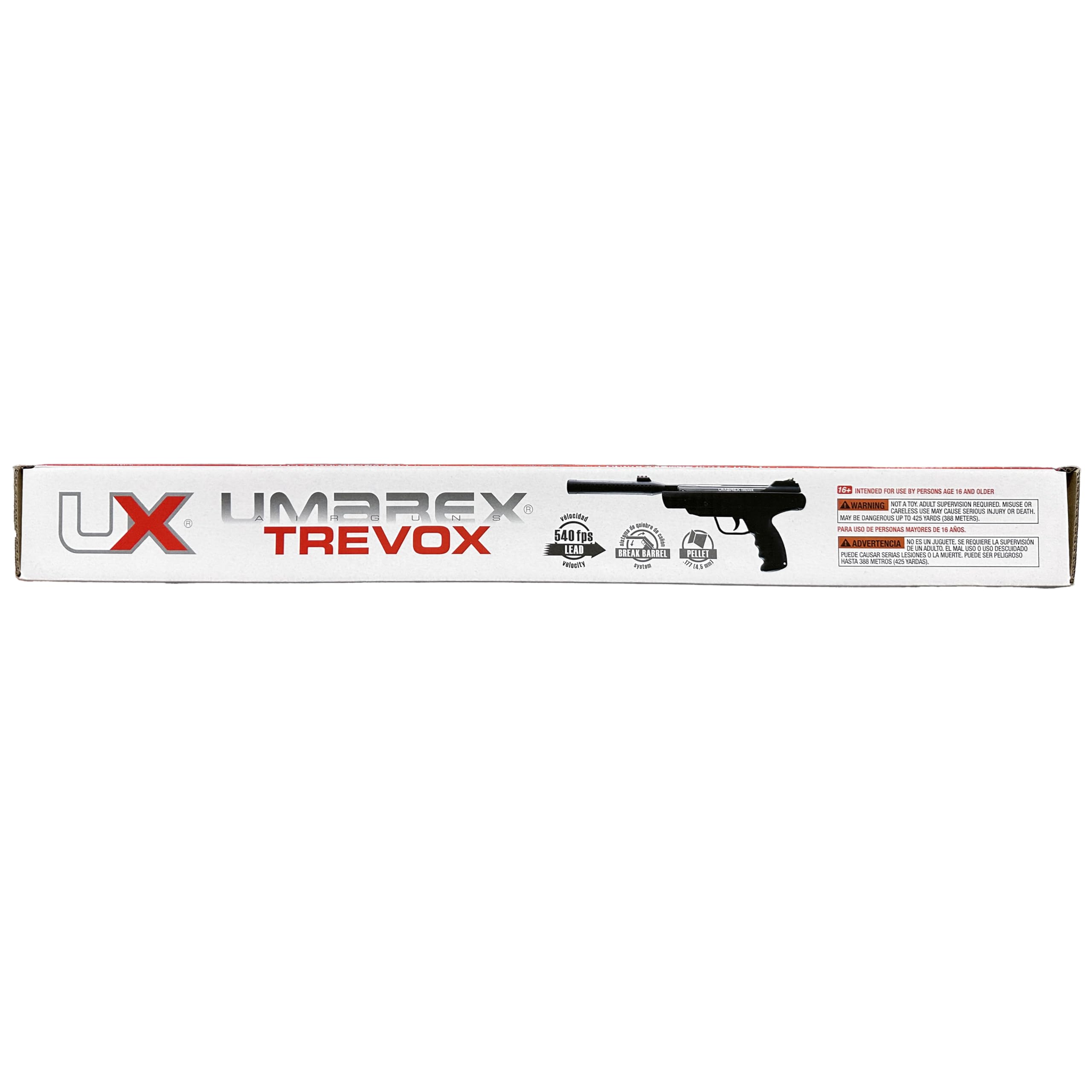 Umarex Trevox 177 caliber pellet gun markings