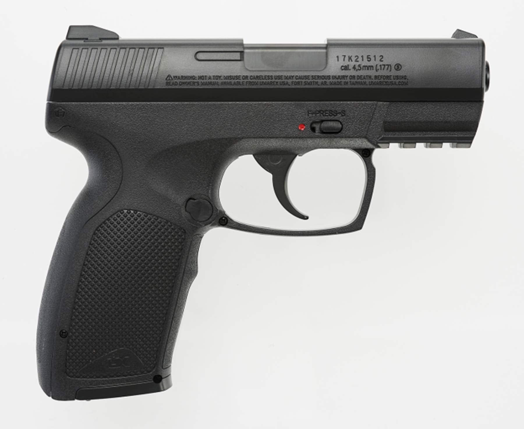 Umarex TDP 45 .177 BB pistol firing action