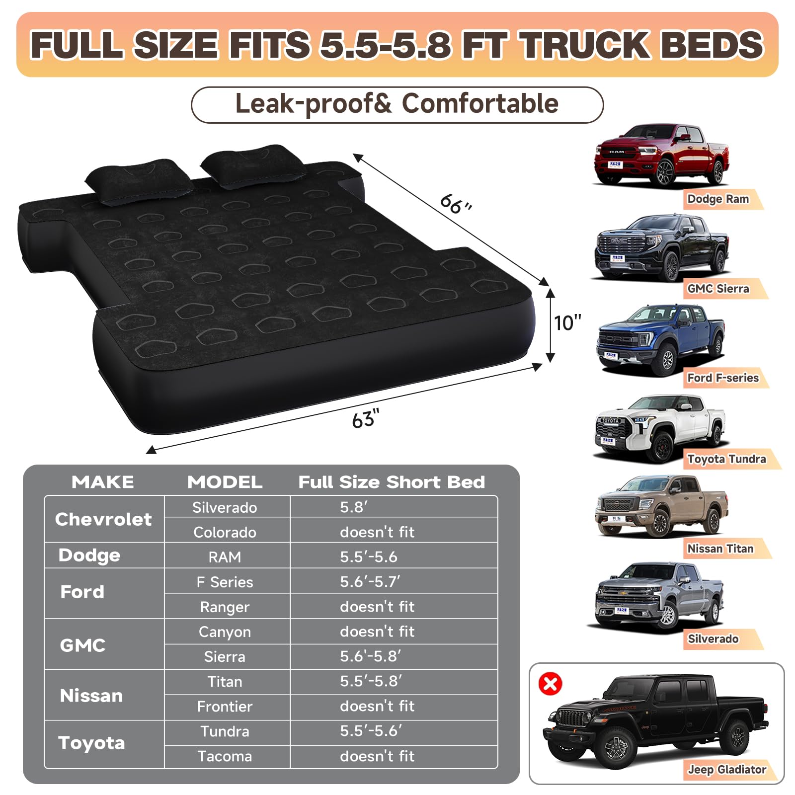 Umbrauto portable carry bag keeps the mattress compact for easy storage.
