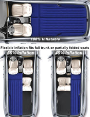 Umbrauto SUV air mattress inside trunk demonstrating spacious rest in compact SUV.