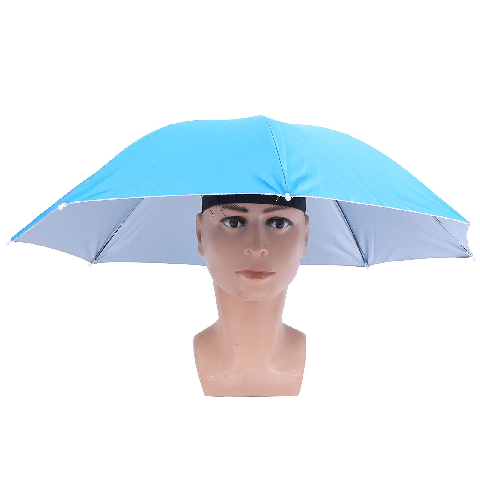 Lightweight umbrella hat ideal for fishing and beach days