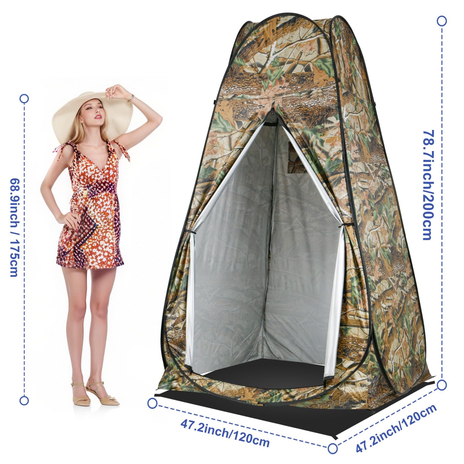 UMIKOOL DIRECT outdoor shower area demonstrates quick setup for personal cleansing