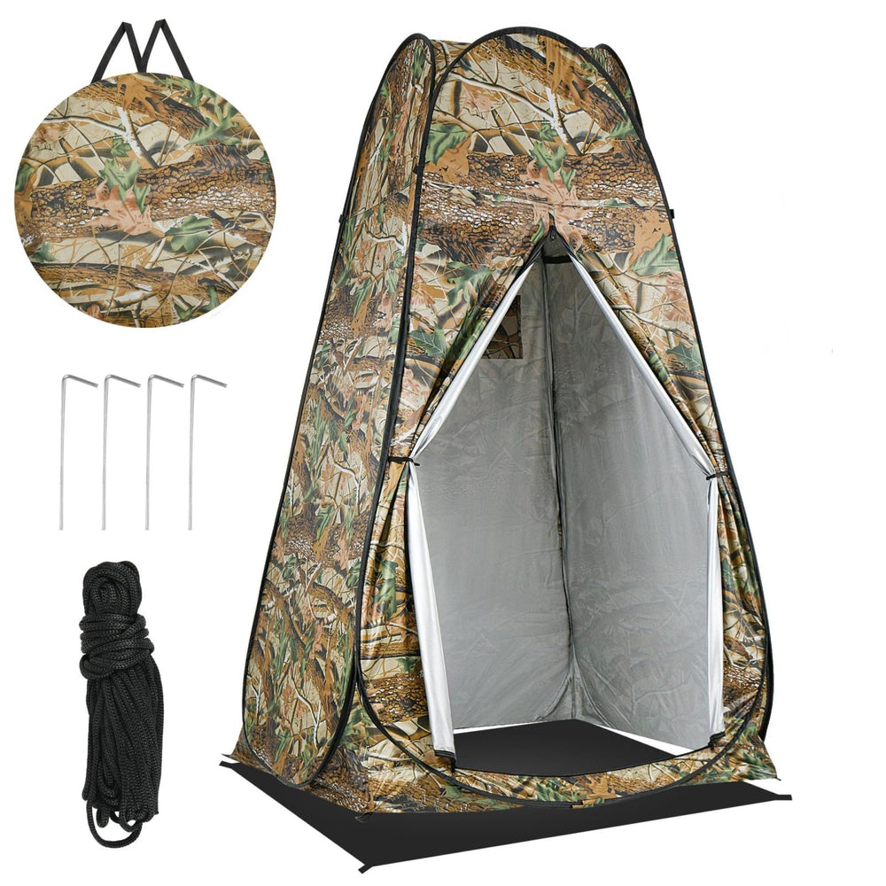 UMIKOOL DIRECT pop-up privacy tent open provides instant private changing space