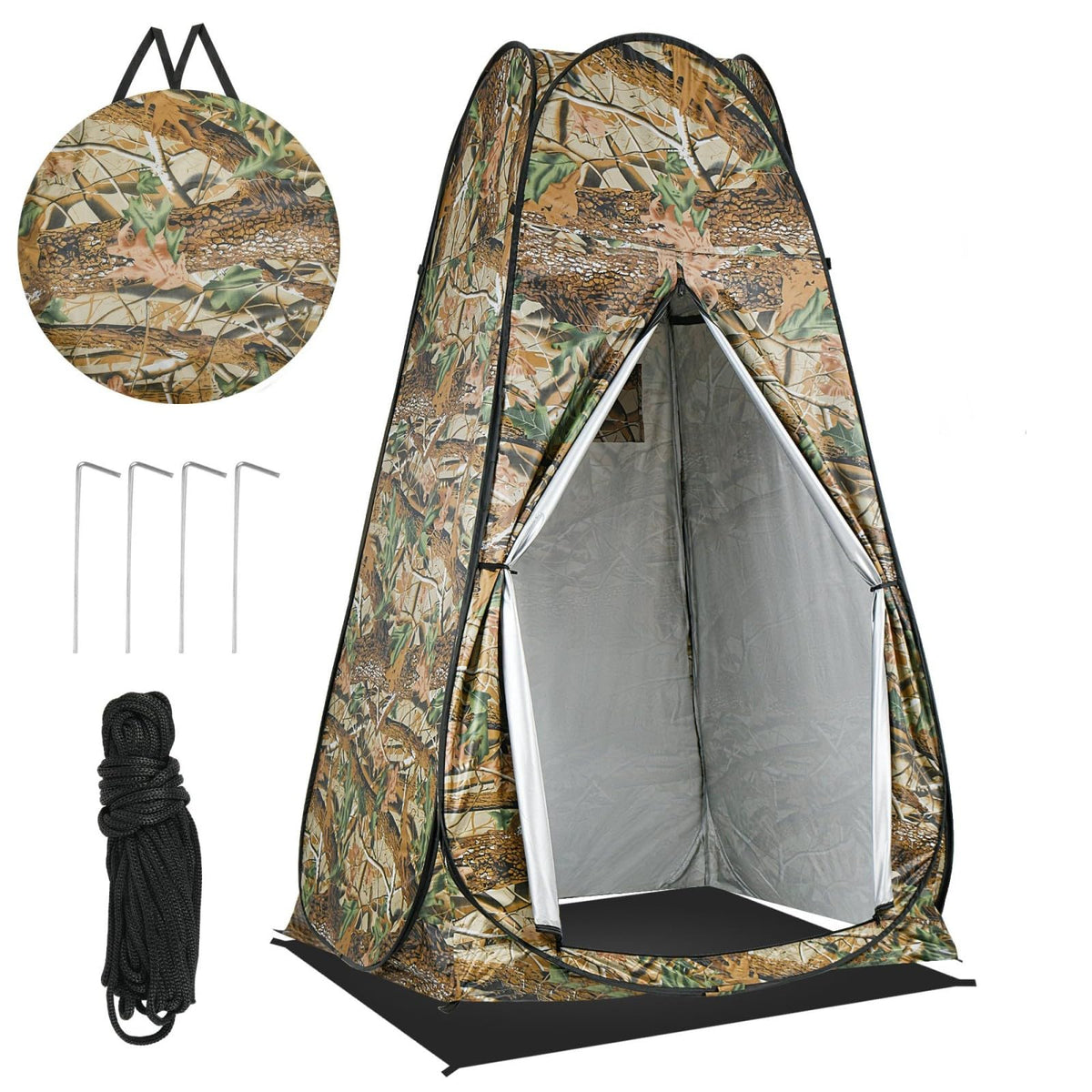UMIKOOL DIRECT pop-up privacy tent open provides instant private changing space