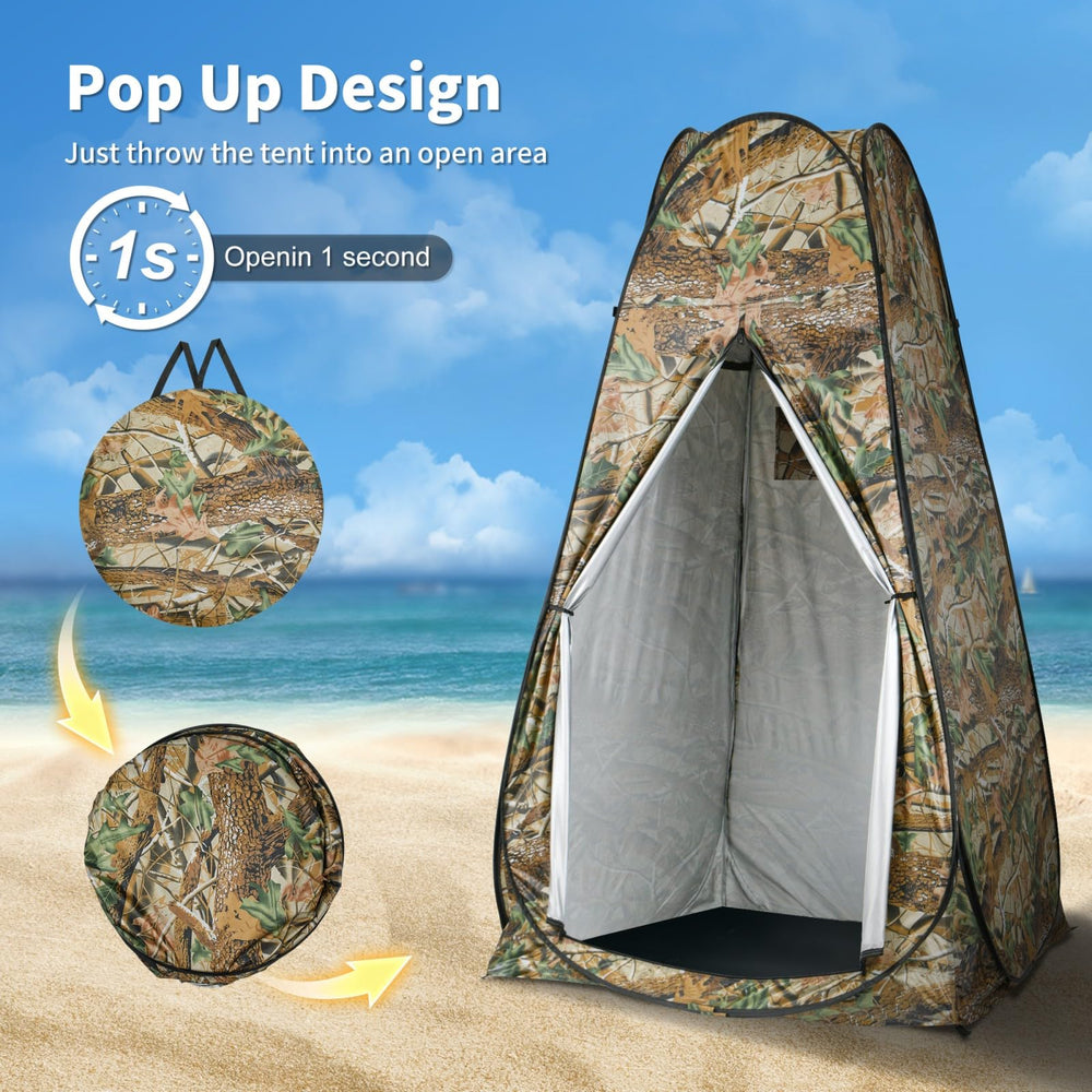 UMIKOOL DIRECT UV-coated fabric blocks sun for cooler privacy shelter