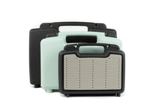 Umpqua Boat Box Baby Sage foam detail highlighting fly placement guides.