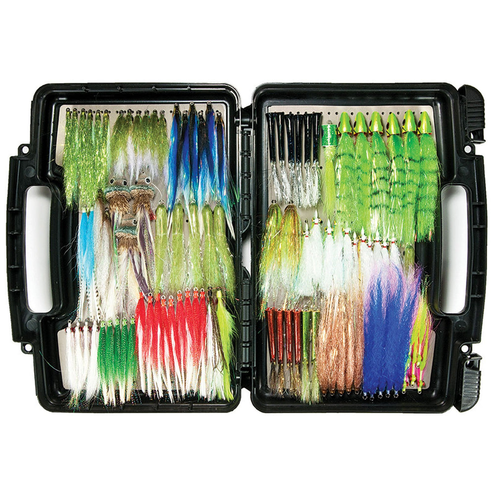 Umpqua Boat Box includes fly placement guides helping locate slots efficiently