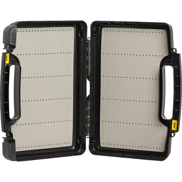 Umpqua Boat Box fly placement guides help locate slots on the foam.