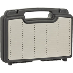 Umpqua Boat Box internal foam slots securely hold flies on the lid and base.