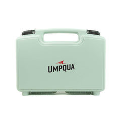 Umpqua Boat Box Magnum Sage external foam aids quick organization behind the oars