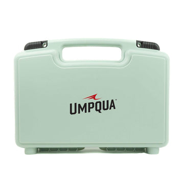 Umpqua Boat Box Magnum Sage front view shows sturdy design and organizing capacity