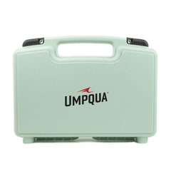 Umpqua Boat Box Magnum Sage front view shows sturdy design and organizing capacity