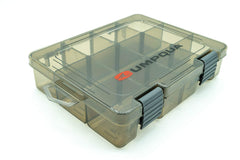 Umpqua Bug Locker gray fly box, clear view for quick fly selection
