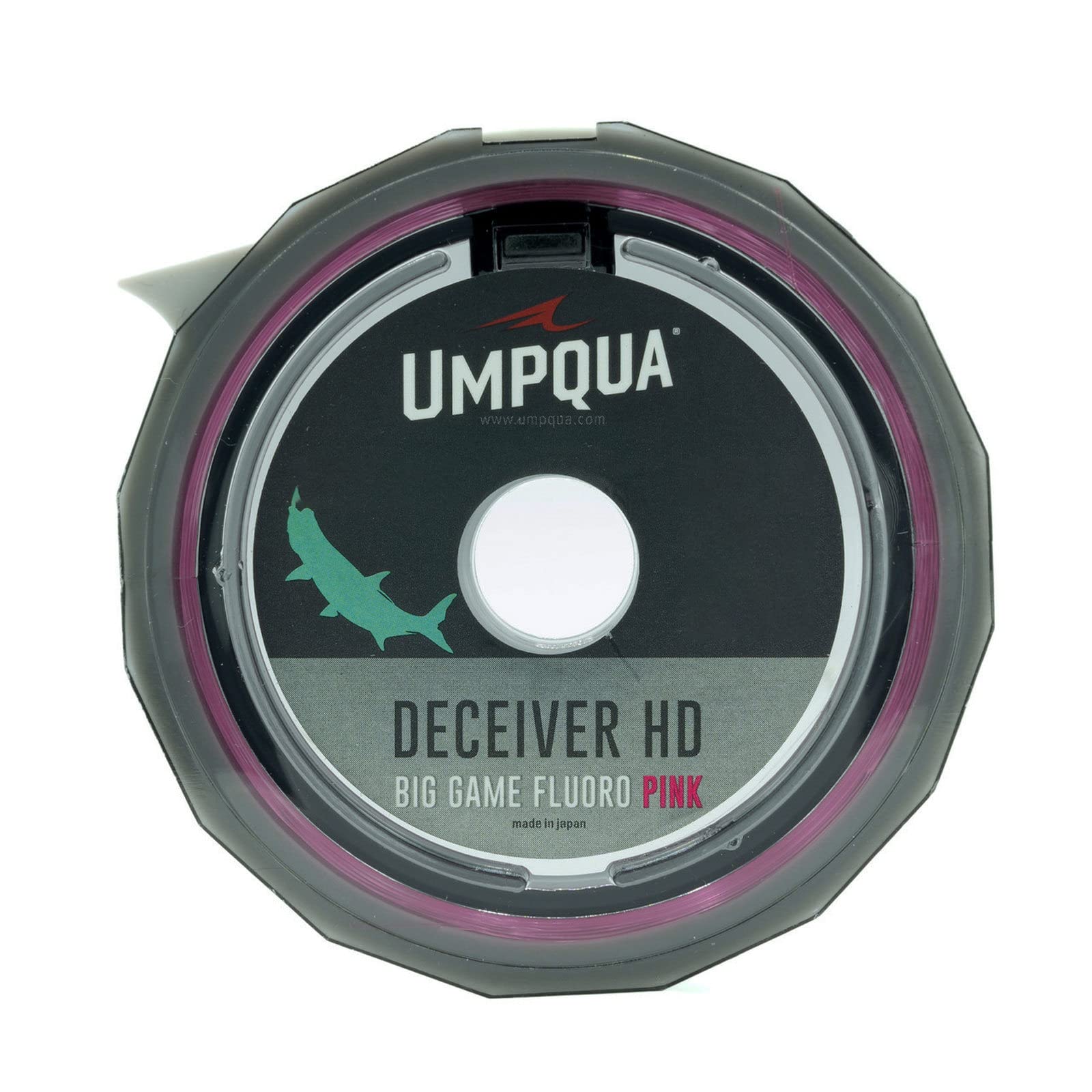 Umpqua Deceiver HD Pink tippet with pink fluorocarbon invisibility for stealthy multi-species fishing