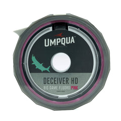 Umpqua Deceiver HD Pink tippet with pink fluorocarbon invisibility for stealthy multi-species fishing
