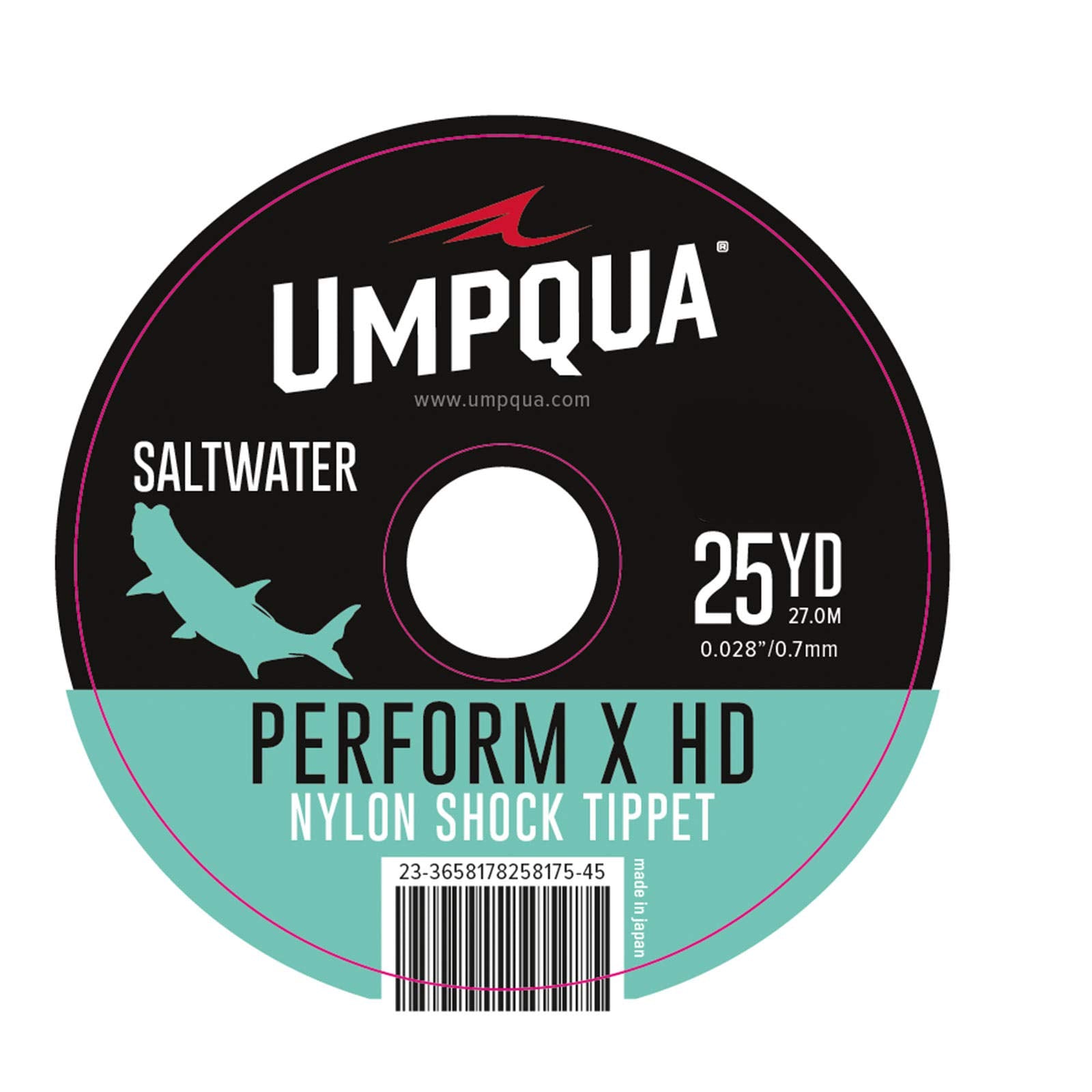 Umpqua Deceiver HD saltwater fluorocarbon shock tippet for 60 lb, protects leaders and tempts leader shy fish