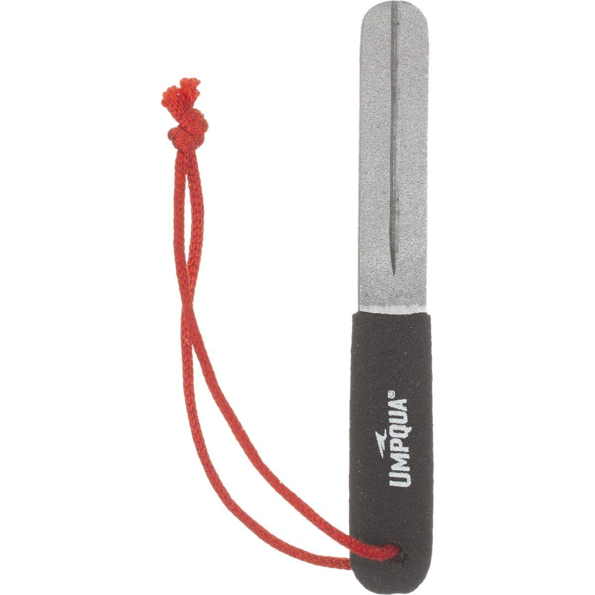Umpqua Dream Stream Hook File Black for precise hook point sharpening on the water