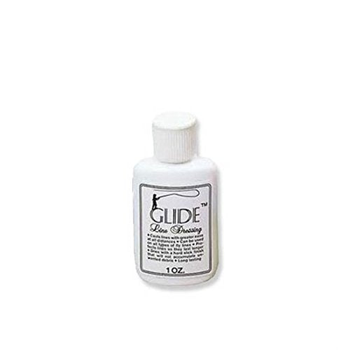 Umpqua Glide Line Dressing with Box label detail emphasizes protection against moisture and wear.