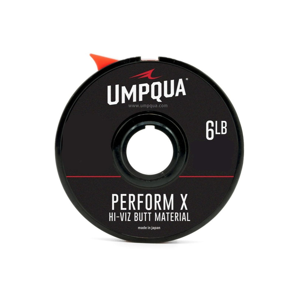 Umpqua Hi-Viz Euro Butt FL Green 30m spool with high visibility for confident hookups.