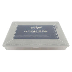 Umpqua Hook Box 30697 back view highlighting compact travel-friendly design.