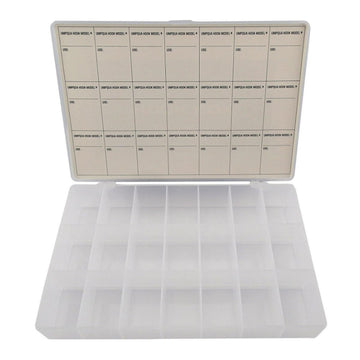 Umpqua Hook Box 30697 front view with 21 compartments for easy fly organization.
