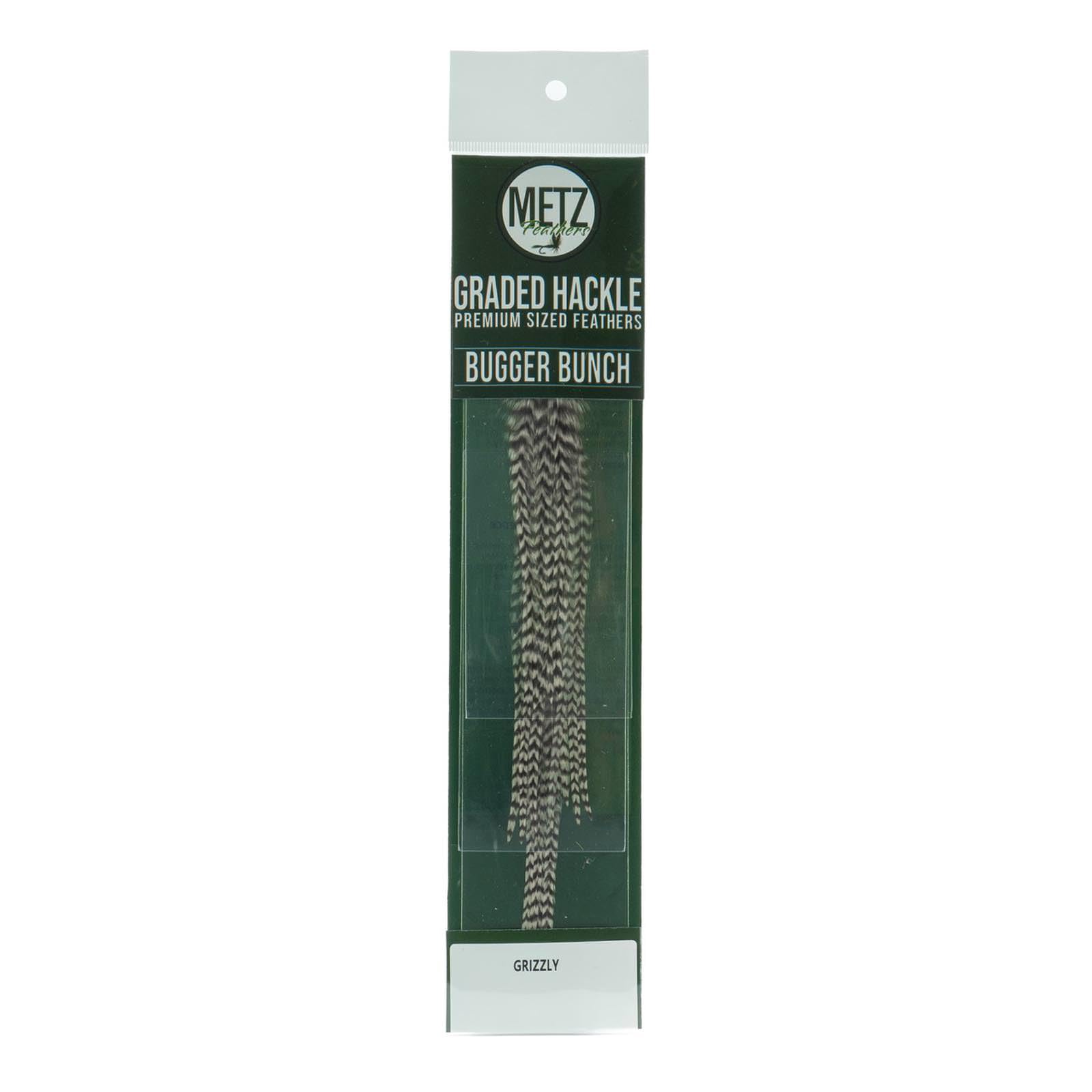 Umpqua Metz Grizzly Hackle feathers for bugger flies, adding lifelike movement and durable palmering.