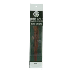 Umpqua Metz Bugger Bunch Hackle Brown feather for lifelike movement on woolly bugger flies
