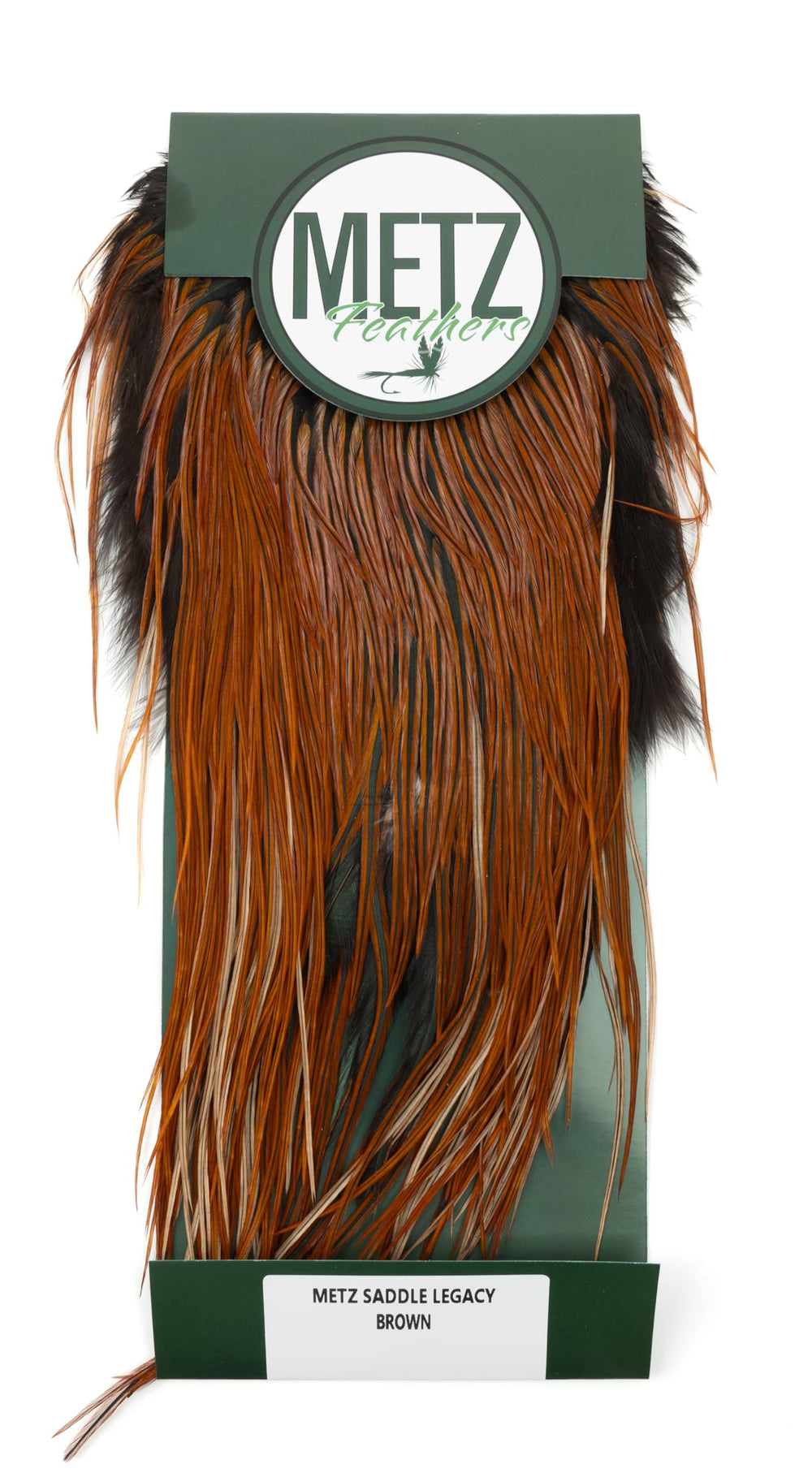 Umpqua Metz Saddle Legacy Brown feather for precise fly tying and natural color replication