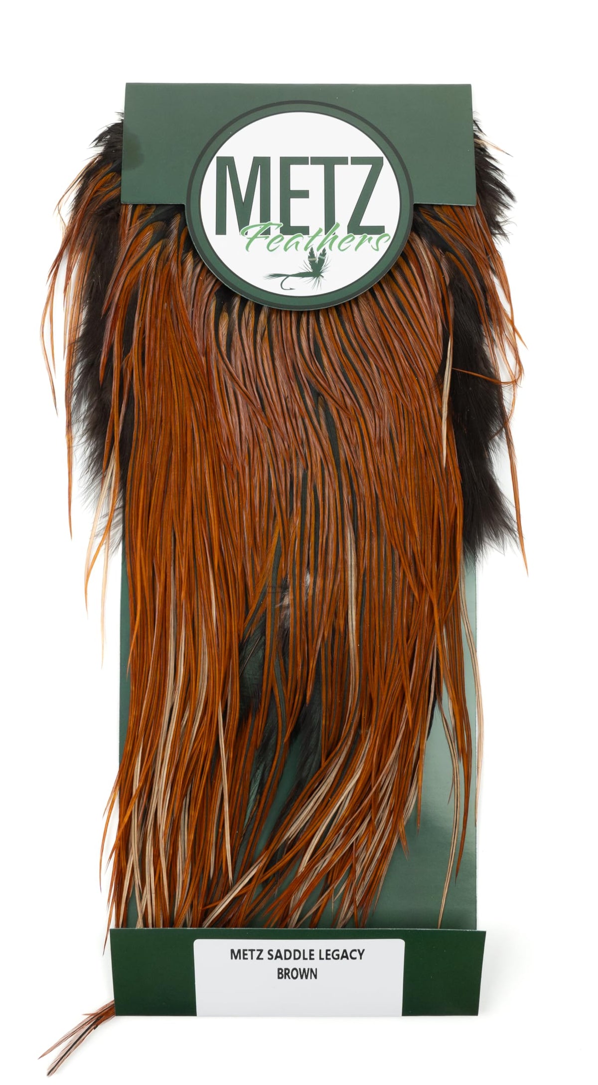 Umpqua Metz Saddle Legacy Brown feather for precise fly tying and natural color replication