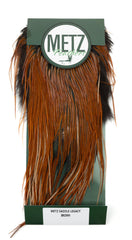 Umpqua Metz Saddle Legacy Brown feather for precise fly tying and natural color replication