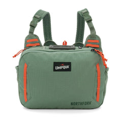 Umpqua Northfork Chest Pack Pine - front view with main compartment