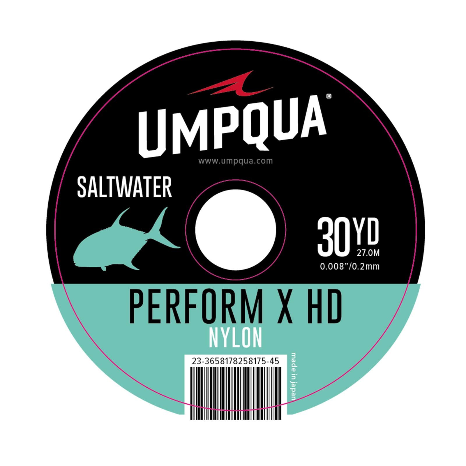 Umpqua Perform X HD saltwater tippet close-up for demanding saltwater casting